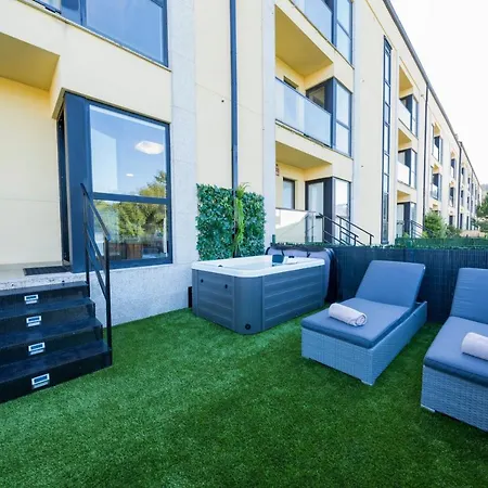 Garden Fisterra - Jacuzzi, Jardin Privado Y Vista Mar Apartment Exterior photo