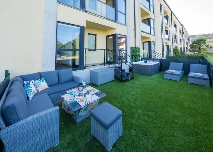 Garden Fisterra - Jacuzzi, Jardin Privado Y Vista Mar
